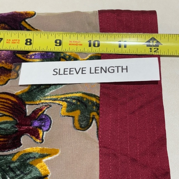 Chicos Womens Kimono Open Cardigan Topper L-XL Velvet Burnout Boho Gypsy Whimsy - Picture 13 of 14